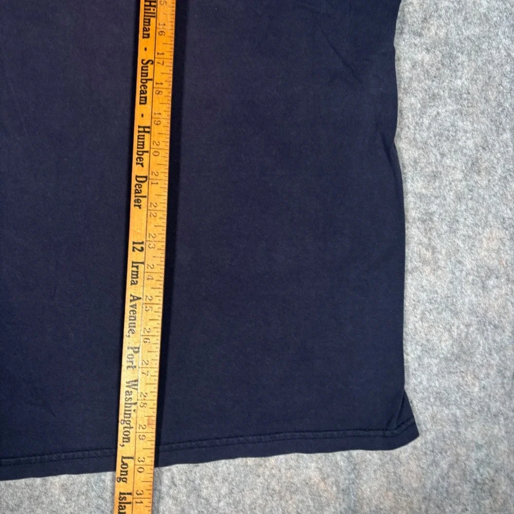 VTG Champion T-Shirt Mens XL Navy Blue Embroidered C Logo Short Sleeve Cotton - Picture 7 of 8